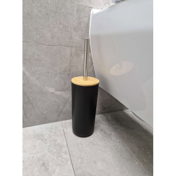 Fürdőszobai kiegészítő készlet 6 darabos - fekete