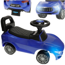 Lábbal hajtós gyermekjármű, bébitaxi BABY CAR - Kék Előnézet