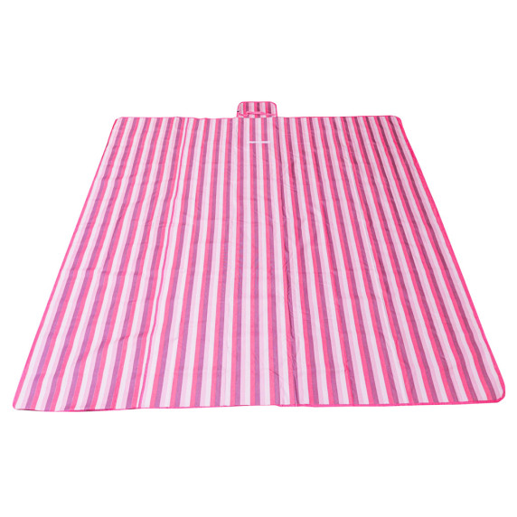 Strandszőnyeg piknik takaró 200x200 cm - Rózsaszín