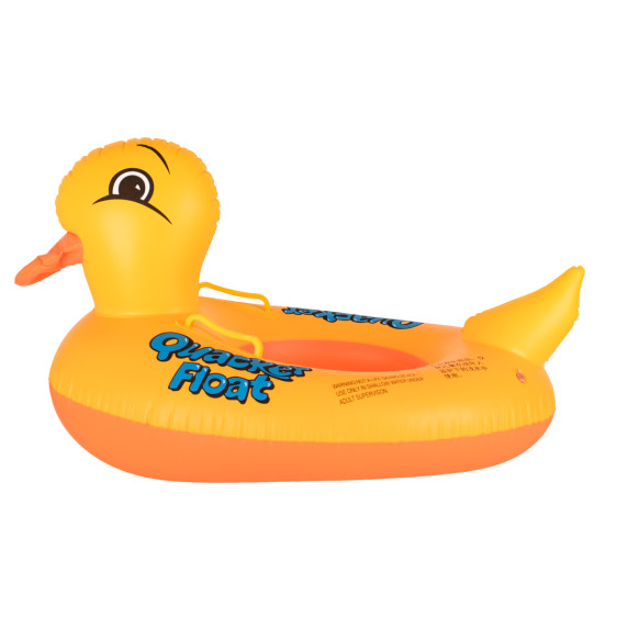 Felfújható úszógumi 63x45x36 cm - Narancssárga kacsa