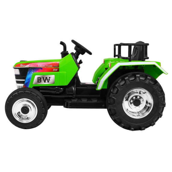 Elektromos négykerekű traktor Inlea4Fun Blazin BW - Zöld