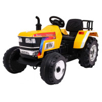 Elektromos négykerekű traktor Inlea4Fun Blazin BW - Sárga 