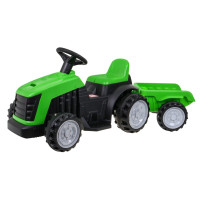 Elektromos négykerekű traktor pótkocsival Inlea4Fun - Zöld 