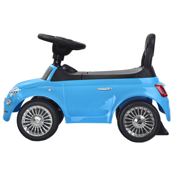 Lábbal hajtós kisautó FIAT 500 pusher - Kék