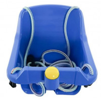 Műanyag gyerekhinta biztonsági kerettel Inlea4Fun - kék 
