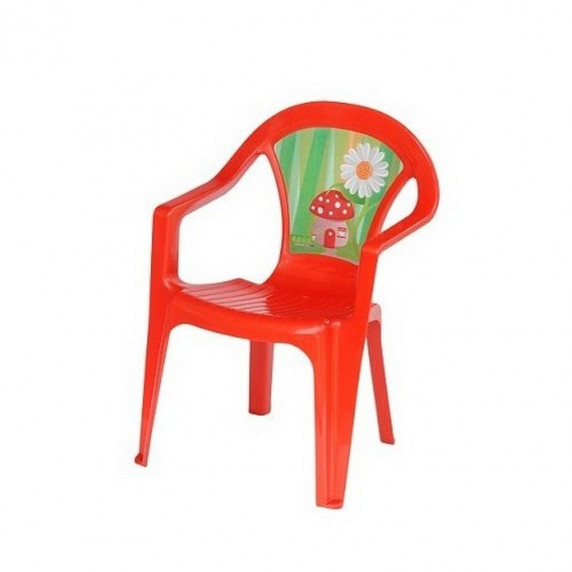 Műanyag szék gyerekeknek Inlea4Fun - Piros