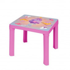 Műanyag kisasztal Inlea4Fun - Rózsaszín Előnézet