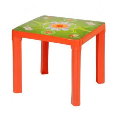 Műanyag kisasztal Inlea4Fun - Piros Előnézet