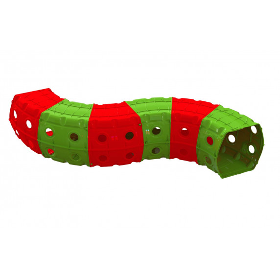 Játszó alagút 240x151x51 cm Inlea4Fun - piros/zöld