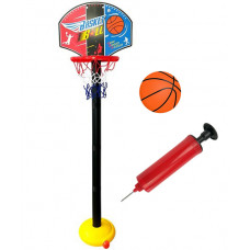 Kosárlabda palánk labdával és pumpával Inlea4Fun SUPER SPORT SET BASKETBALL  Előnézet