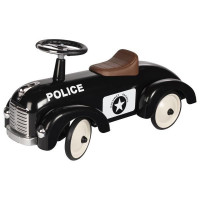 Lábbal hajtós autó GOKI Ride-on - Fekete rendőrautó 