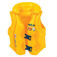 Felfújható mentőmellény gyerekeknek JILONG 46X42 cm - sárga BW32034 