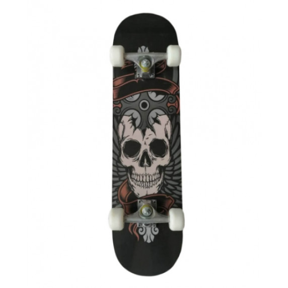 Gördeszka MASTER Extreme Board Skateboard - Skull