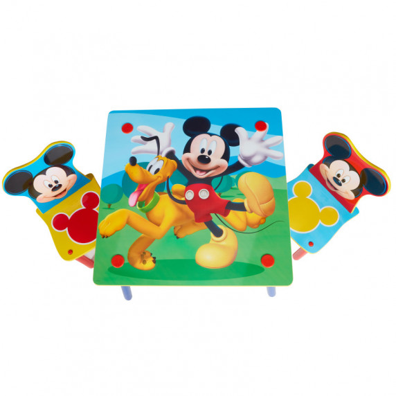 Gyerekasztal székekkel - Mickey egeres színes