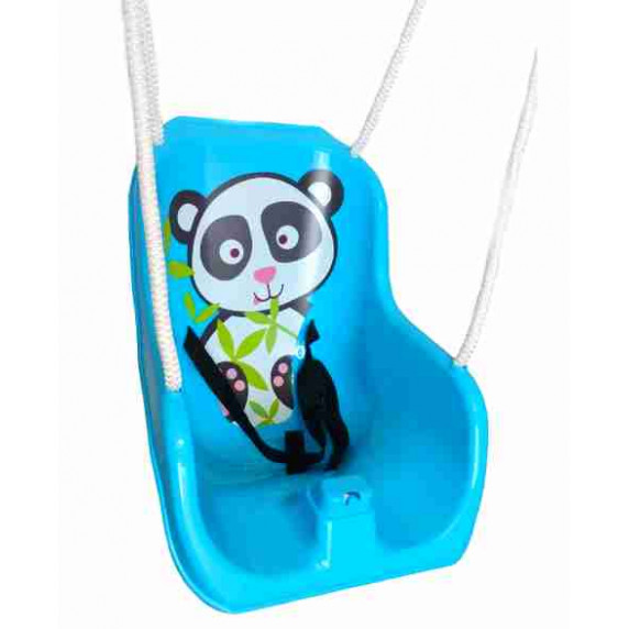 Gyerekhinta műanyag Inlea4Fun Panda - kék