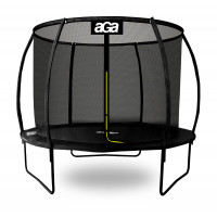 Trambulin belső védőhálóval 180 cm Aga SPORT EXCLUSIVE -  fekete 