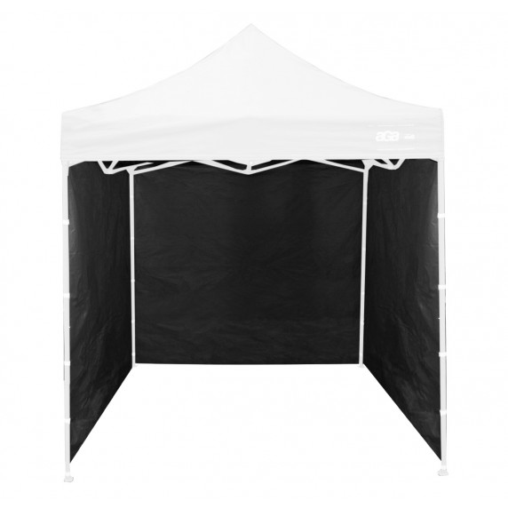 Oldalfal kerti sátorhoz AGA 2x2 m - Fekete
