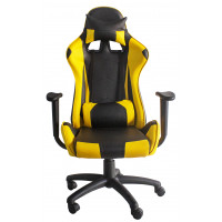 Gamer szék Aga MR2090 - Fekete/sárga 