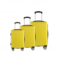 Bőrönd szett Aga Travel MR4654-Yellow - sárga Előnézet