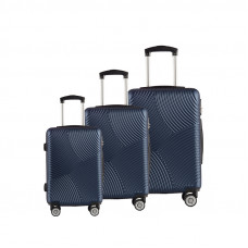 Bőrönd szett Aga Travel MR4654-DarkBlue - kék Előnézet