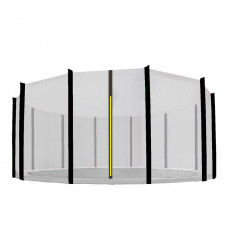 Külső védőháló 500 cm átmérőjű trambulinhoz 12 rudas AGA 500OS12 - Fekete Előnézet