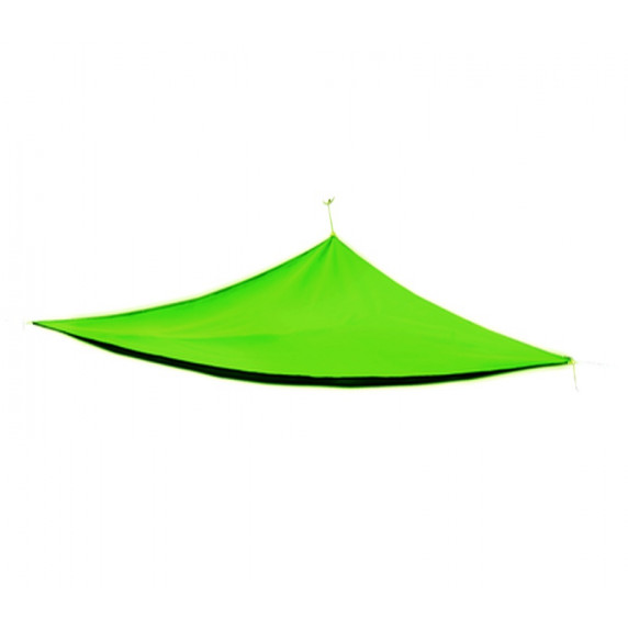 Háromszög alakú árnyékoló, napvitorla  Linder Exclusiv MC2017 Apple Green 3 x 3 x 3 m - Világos Zöld
