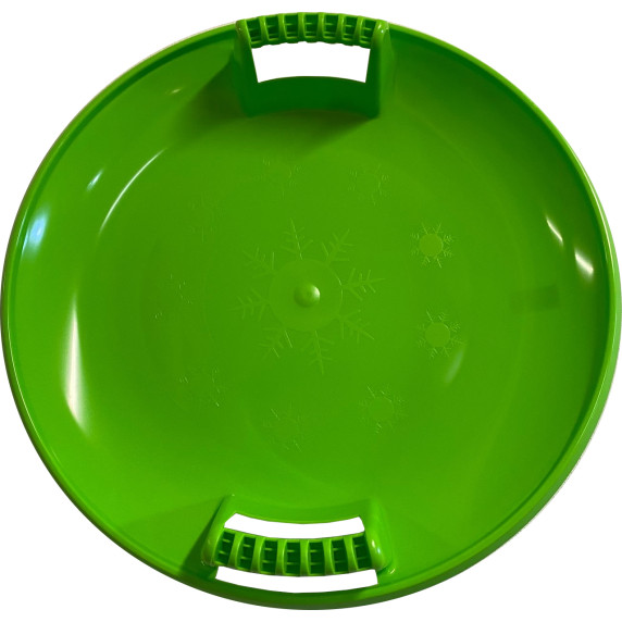 Tányér alakú hócsúszka, szánkó 60 cm AGA Snow plate - Zöld