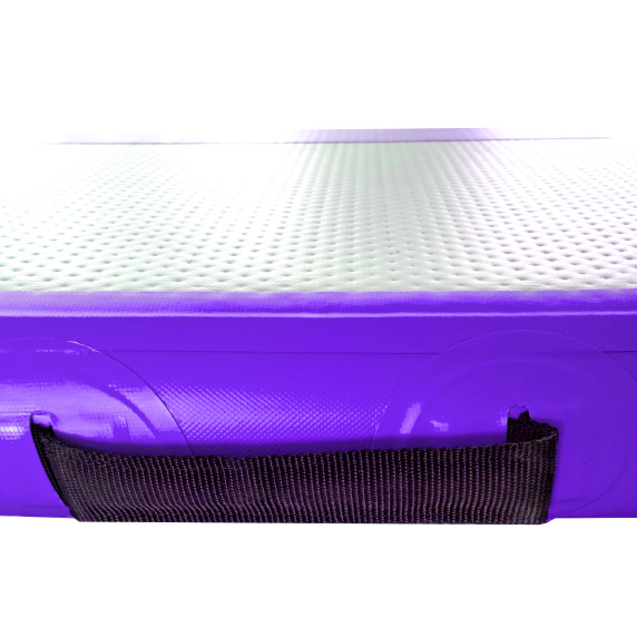 Felfújaható tornaszőnyeg AirTrack elektomos pumpával 400 x 100 x 20 cm AGA MR5021-Purple - lila