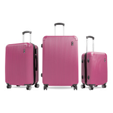 Bőrönd szett Aga Travel MR4652 Pink Előnézet