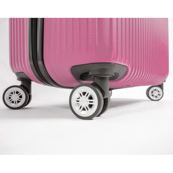Bőrönd szett Aga Travel MR4652 Pink