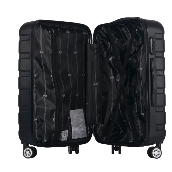 Bőrönd készlet AGA Travel MR4660-Black - Fekete