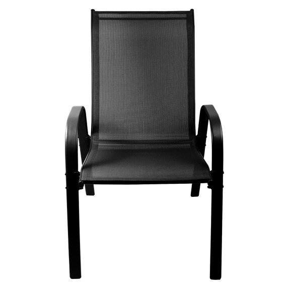 Kerti szék 4 darab AGA MR4400BC-4 - Fekete