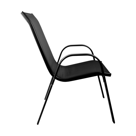 Kerti szék 4 darab AGA MR4400BC-4 - Fekete