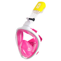 Teljes arcos búvármaszk Snorkeling  DS1122WH-PI Aga S/M-  Fehér-rózsaszín 