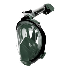 Aga Full Face Snorkel Mask S/M Dark Green Előnézet