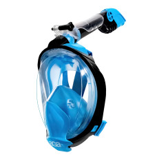 Teljes arcos búvármaszk Snorkeling L/XL DS1133BLU - kék Előnézet
