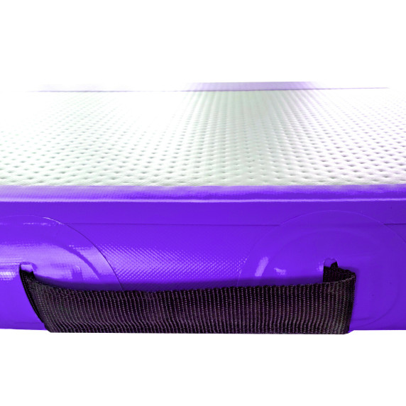Felfújaható tornaszőnyeg AirTrack elektomos pumpával 300 x 100 x 20 cm AGA MR5020-Purple - lila