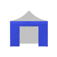 Oldalfal kerti sátorhoz bejárattal POP UP 3x3 m - Kék 