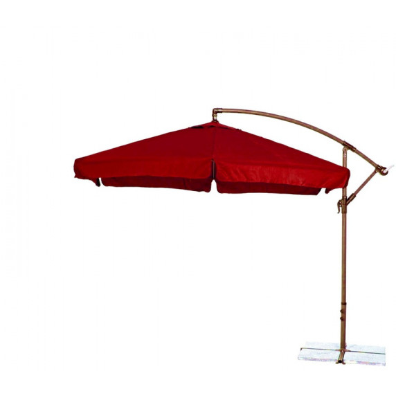 Függő napernyő  300 cm AGA EXCLUSIV Garden - Sötét piros
