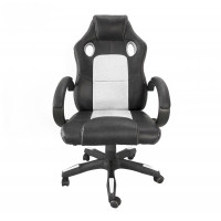 Irodai szék Aga Racing MR2070 - Fekete/fehér 