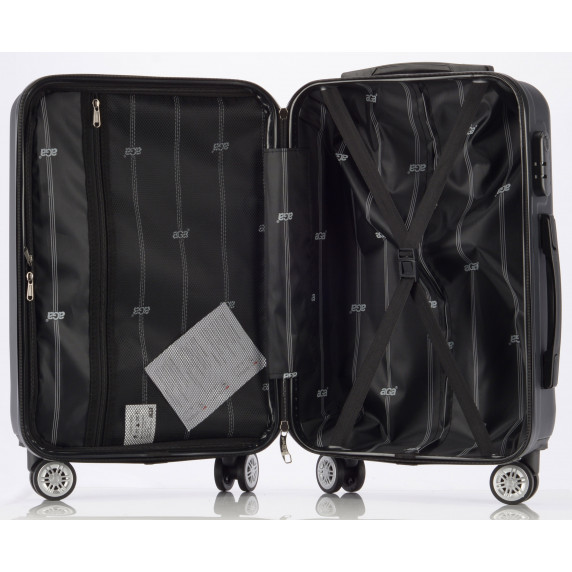 Bőrönd szett Aga Travel MR4653 -Black - Fekete