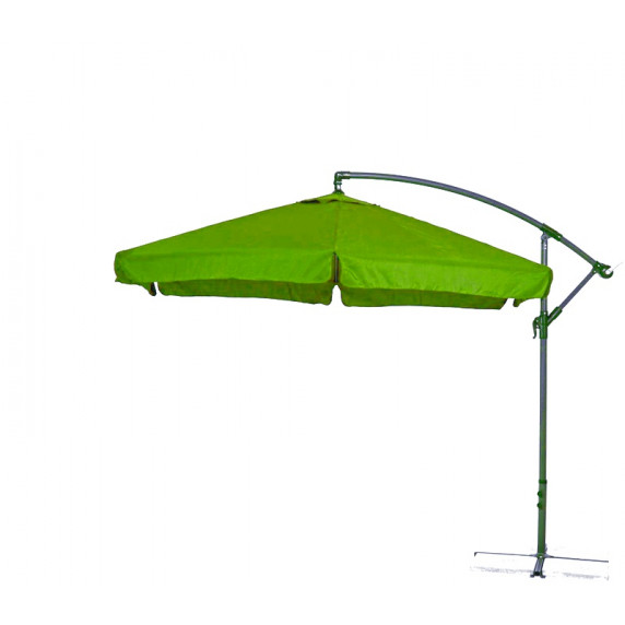 Függő napernyő 300 cm AGA EXCLUSIV Garden - Világos zöld
