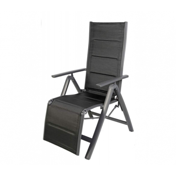 Alumínium kerti szék Linder Exclusiv Venezia - Fekete - MC372218