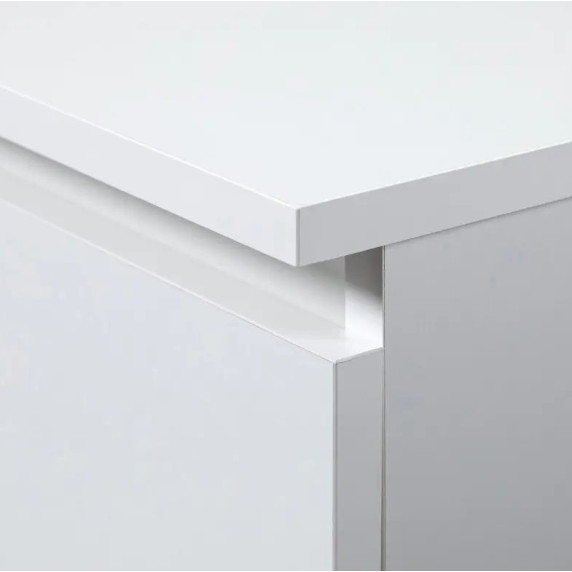 Íróasztal balos 90x55x77 cm AKORD Pixel - Fehér