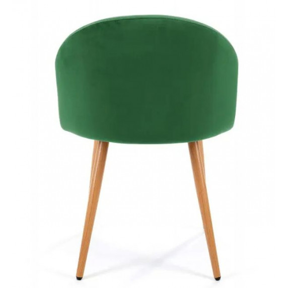 Velúr szék 4 db skandináv stílusban -Zöld