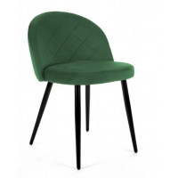 Velúr szék  steppelt 4 db skandináv stílusban -Zöld 