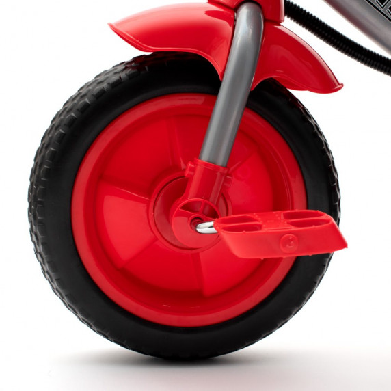 Tricikli tolókarral Baby Mix Lux Trike - piros