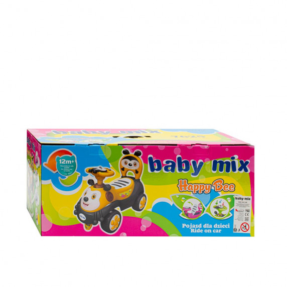 Lábbal hajtós gyerekjármű Baby Mix Happy Bee - zöld