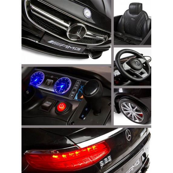 Elektomos kisautó TOYZ Mercedes-Benz S63 AMG - fekete