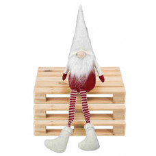 Karácsonyi manó figura 55 cm Inlea4Fun - Piros/fehér Előnézet